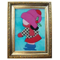 패치아트/0500+액자/13cm*18cm/겨울