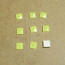 TL 1-9번/사각 타일비즈/1cm*1cm/연노랑/약100개