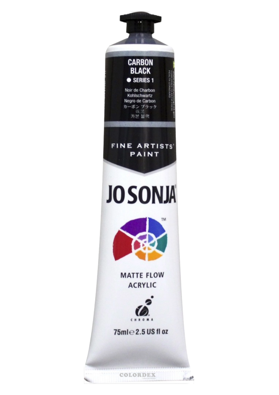 조소냐아크릴물감 75ml S1-107번 Carbon Black(카본블랙)