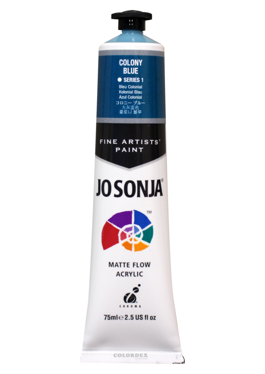 조소냐아크릴물감 75ml S1-108번 Colony Blue(콜로니블루)