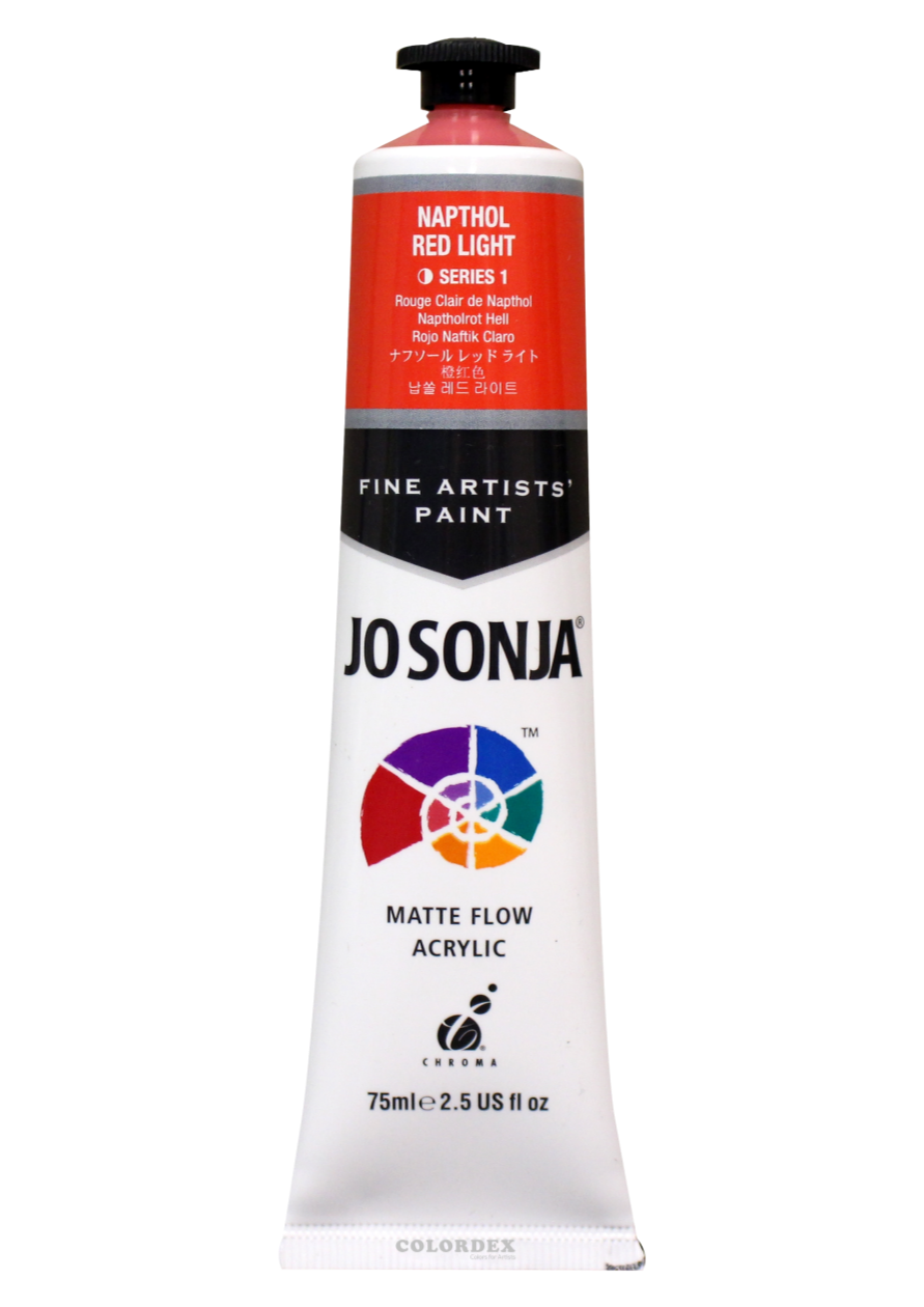 조소냐아크릴물감 75ml S1-118번 Napthol Red Light 납쓸레드라이트