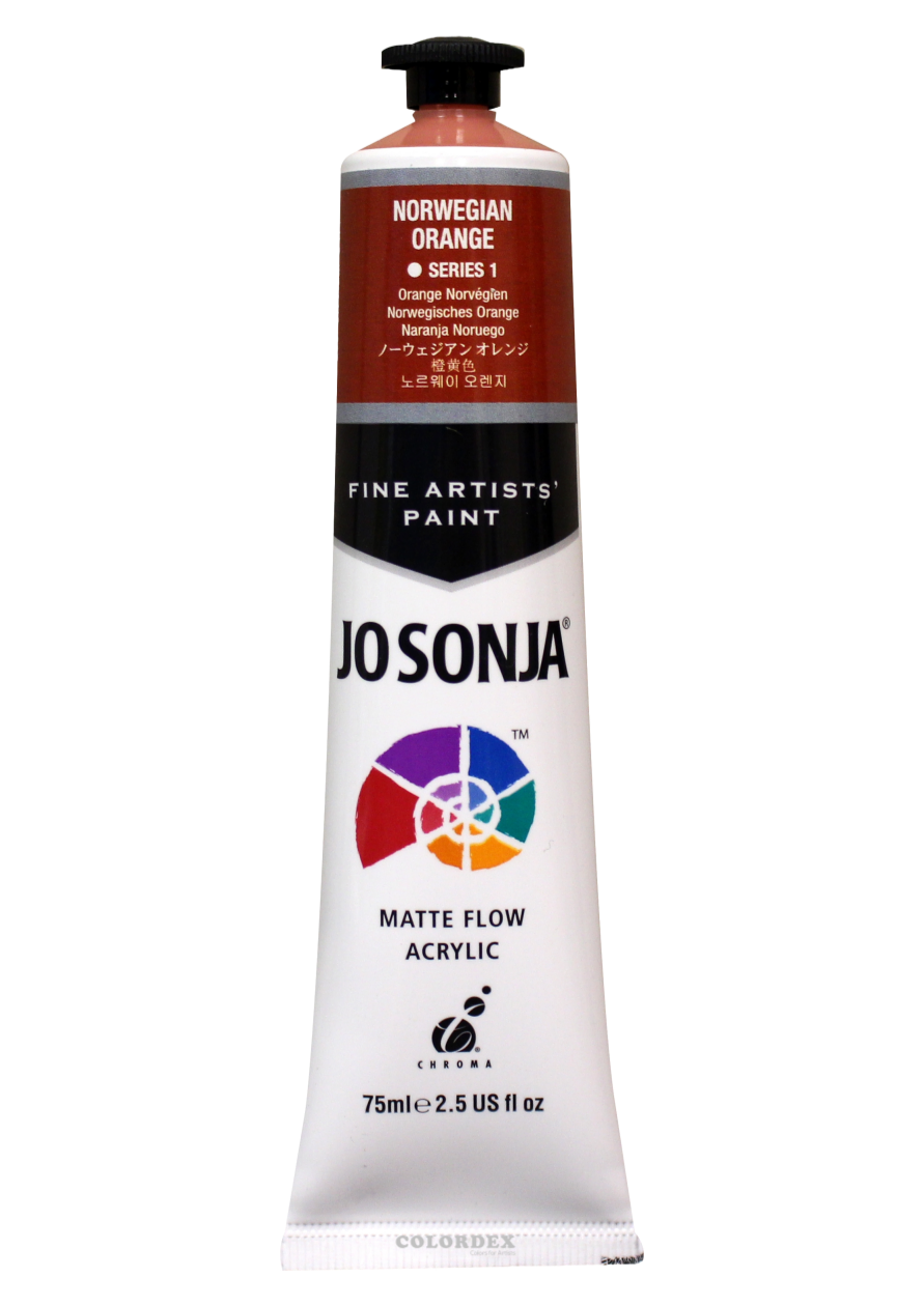 조소냐아크릴물감 75ml S1-120번 Norwegian Orange 노르웨이오렌지
