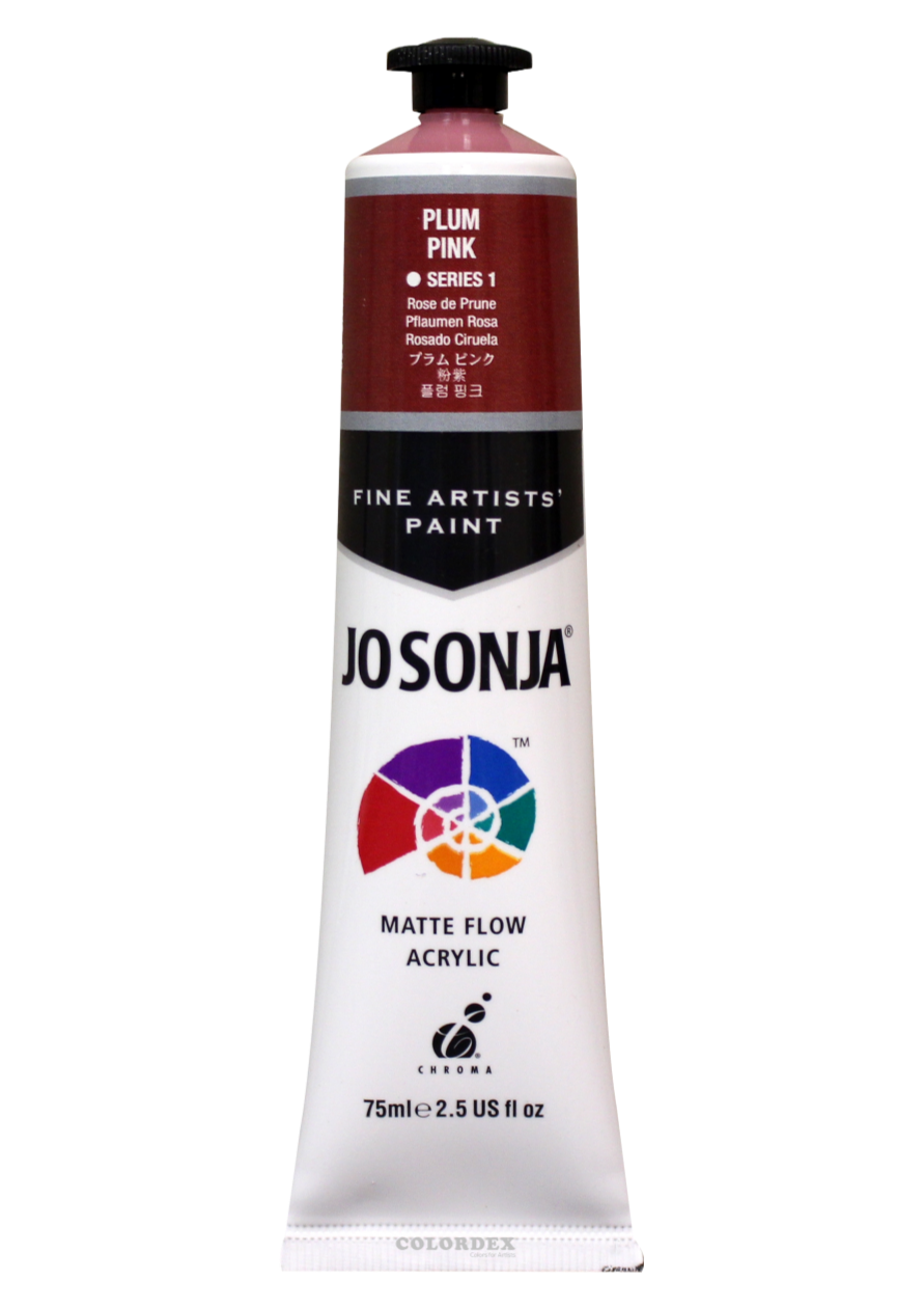 조소냐아크릴물감 75ml S1-123번 Plum Pink 플럼 핑크