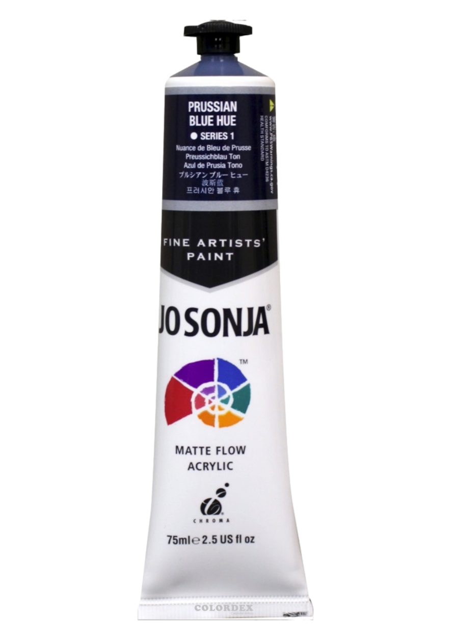 조소냐아크릴물감 75ml S1-125번 Prussian Blue Hue 프러시안 블루 휴