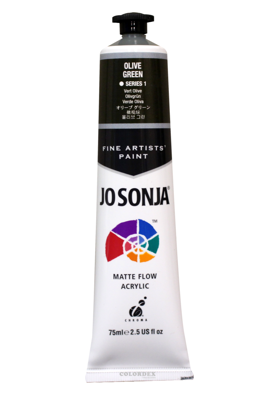 조소냐아크릴물감 75ml S1-150번 Olive Green 올리브그린