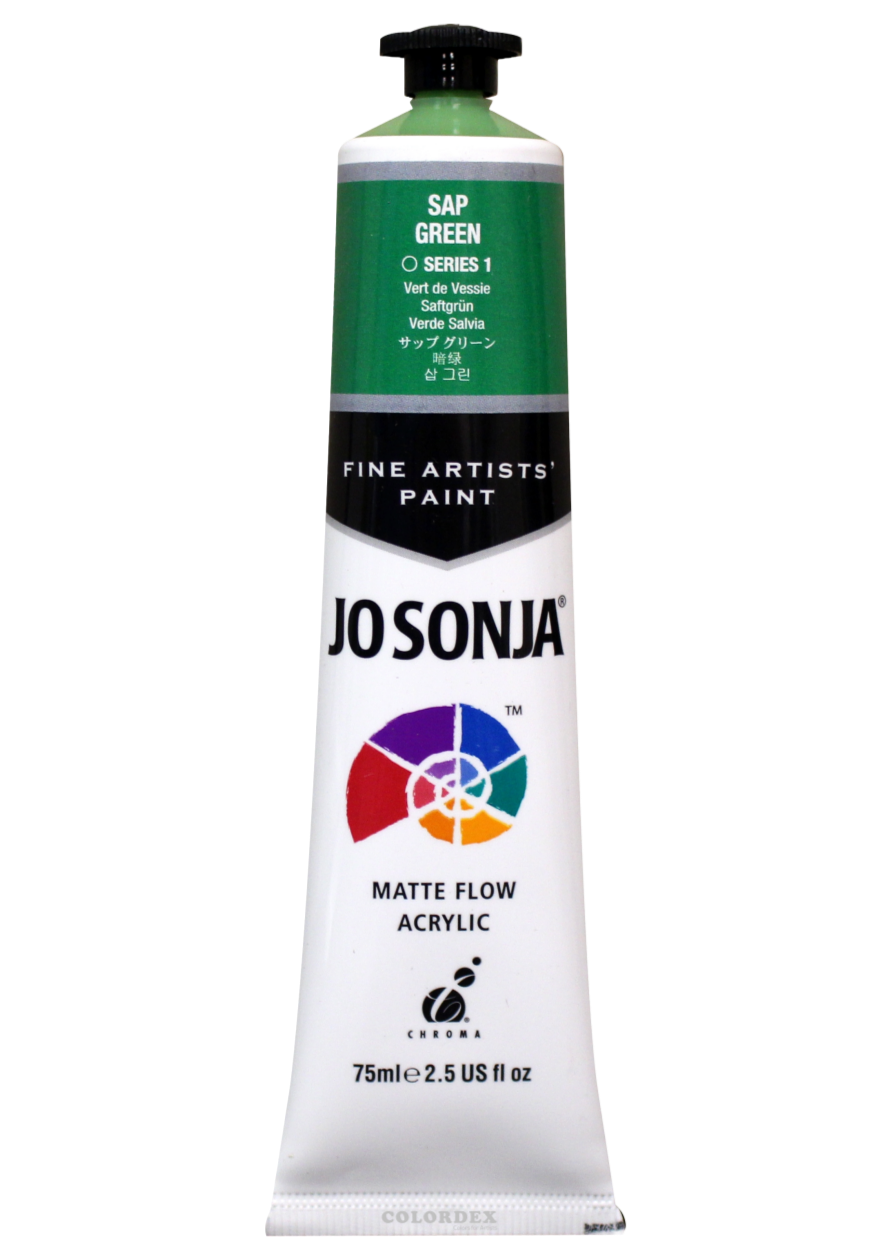 조소냐아크릴물감 75ml S1-152번 Sap Green 샵 그린