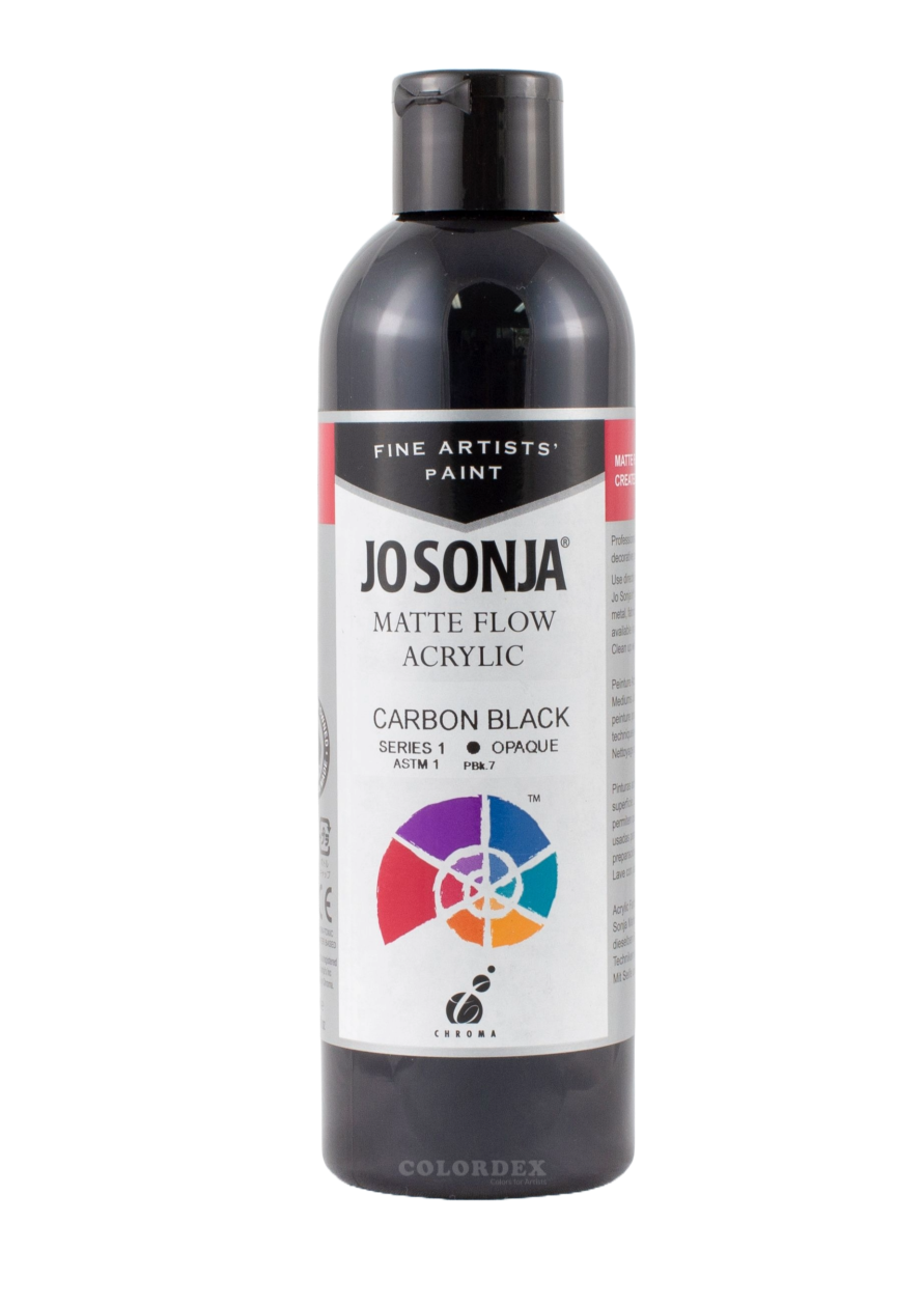 조소냐 아크릴 물감 250ml S1-107번 Carbon Black 카본블랙