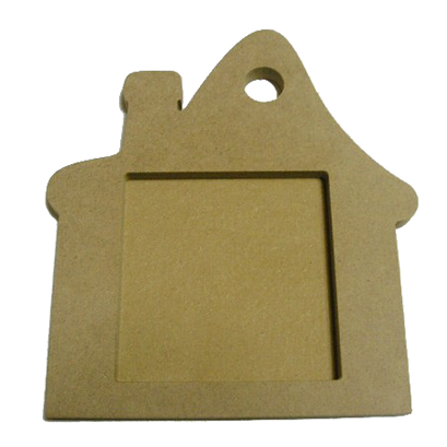 MDF/타일냄비받침/집모양/타일은 별도 구매 상품입니다