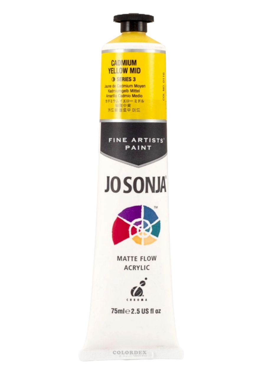 조소냐아크릴물감 75ml S3-602번 Cadimium Yellow Mid 카드뮴 옐로우 미드