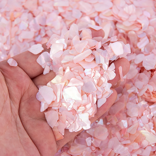 천연자개큰조각 레진아트 자개공예 6색1통 크기3mm~8mm