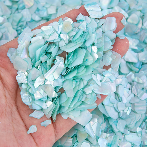 천연자개큰조각 레진아트 자개공예 6색1통 크기3mm~8mm