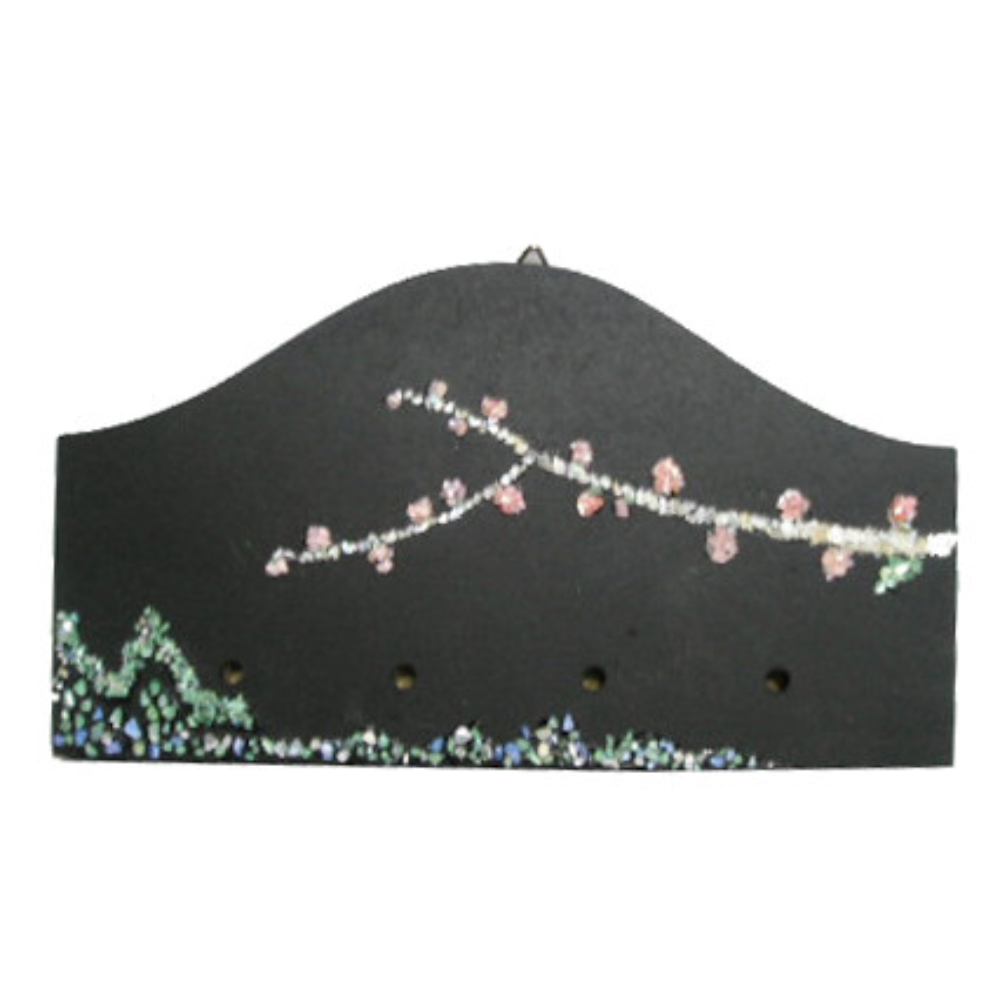 키걸이 검정 4봉 자개공예용