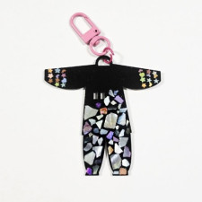 레진아트 자개공예 검정아크릴 남자한복 키링재료