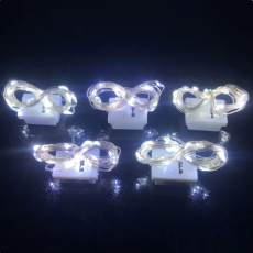 LED 와이어 미니전구 10구 흰색(웜화이트)