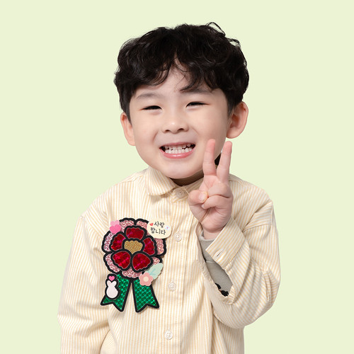 민화샵 포일아트 카네이션 브로치